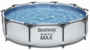 каркасный бассейн bestway 56406 bw steel pro max 305х76см, 4678л