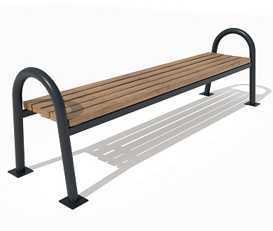 скамья парковая 01017.24 для улицы