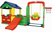 детский игровой комплекс happy box мульти-хаус jm-804в