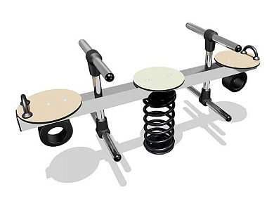 балансир вст 5853 двойной на пружине для детской площадки