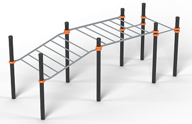 Рукоход Romana 501.91.02 для спортивной площадки