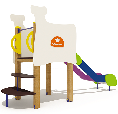 горка печка 08310.24 h=1000 для детской площадки