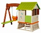 Детский домик с горкой и качелями Smoby Winni 310463