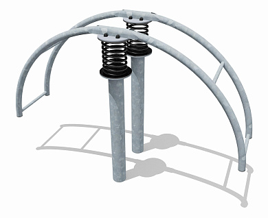 качели-балансир на пружине эко 04209 для детской площадки