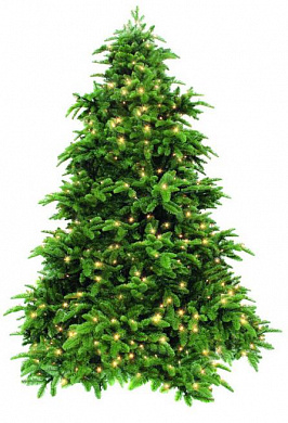 елка искусственная triumph нормандия зеленая + 1712 лампы 73786 365 см