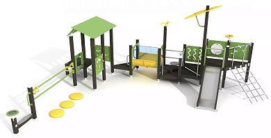детский комплекс эко-play дг.эп016 для игровой площадки