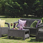Комплект мебели Keter Corfu II Set коричневый садовый