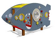 игровой макет ракета вст 4120 для детской площадки