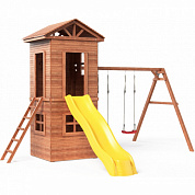 детская деревянная площадка можга спортивный городок 8 с узкой лестницей сг8-р918