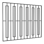 секция забора зр-09 17009 для уличной площадки