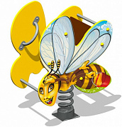 качалка на пружине пчела у1 кч073 для детской площадки