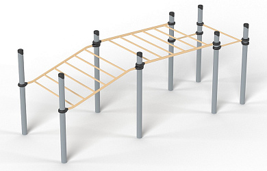 Рукоход Romana 501.91.02 для спортивной площадки