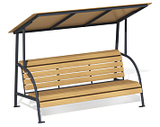 диван парковый мф-61 для улицы