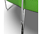Батут DFC Trampoline Fitness с сеткой 12FT зеленый