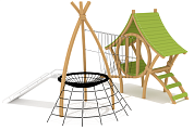 детский комплекс nature ик.g004 для игровой площадки