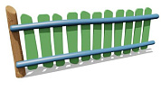 декоративное ограждение эко 271004 для детской площадки
