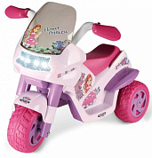 детский электромотоцикл peg-perego flower princess iged0923