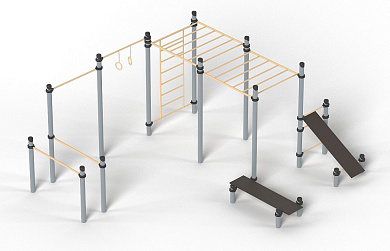 Спортивный комплекс Romana 501.38.01 для уличной площадки