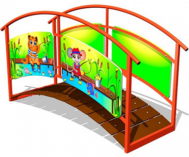 игровой макет мостик-переход м2 им253 для детских площадок