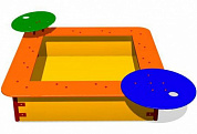 детская песочница орбита п023 для игровой площадки