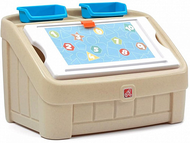 ящик для игрушек step2 два в одном 845500