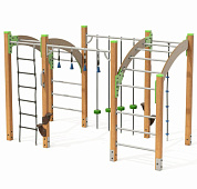 спортивный комплекс h24.09310 для детской спортивной площадки