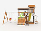 Детский комплекс Igragrad Premium Домик 3 модель 1