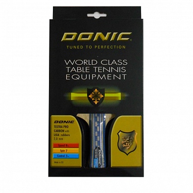 ракетка donic testra pro with liga rubbers