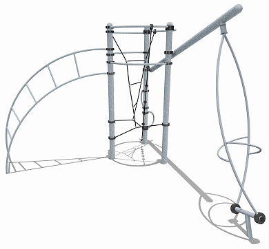 спортивный комплекс эко 09201 для уличной площадки