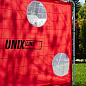 Ворота футбольные Unix Line 217x153 см с мишенями переносные стальные 