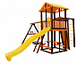 Детский игровой комплекс Perfetto sport Bari-7 + качели-гнездо Паутина 100