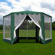 садовый шатер афина-мебель afm-1048h green (2х2х2)