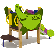 горка крокодил 08108.24 h=650 для детской площадки