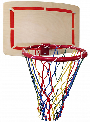 кольцо баскетбольное малое с щитом вертикаль для дачных и домашних комплексов