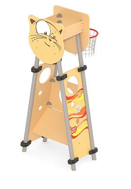 Баскетбольный щит Romana 057.90.00 с кольцом для мяча для уличной площадки