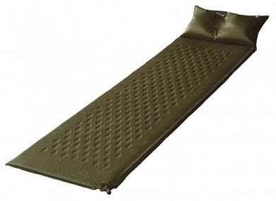 коврик самонадувающийся greenwood ht006 с подушкой толщина 6см