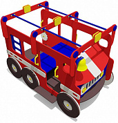 игровой элемент пожарная машина 38001 для уличной площадки