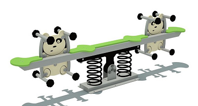 качалка на пружине кнп-098 для детской площадки