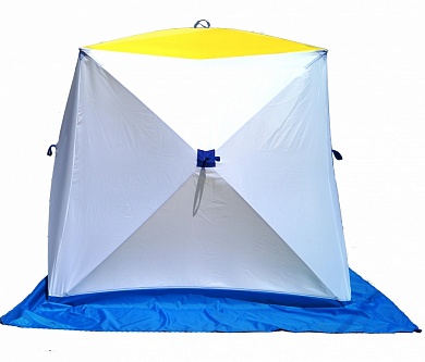 палатка для зимней рыбалки стэк куб-2 двухслойная
