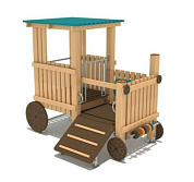 игровой элемент трактор для детской площадки