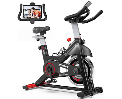 велотренажер спин-байк dfc pooboo d615 магнитный для дома