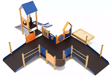 детский комплекс titan ик.ммг.т002 для игровой площадки