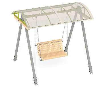 Качели Romana 108.68.00 с навесом для парков и зон отдыха