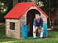 Детский игровой дом Keter Складной Foldable Playhouse Biege/Red