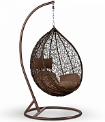 подвесное кресло афина-мебель afm-168a-l brown