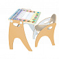 Набор мебели Буквы-цифры парта-мольберт стульчик Интехпроект
