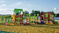 Игровой комплекс 07305 для детей 2-4 года для уличной площадки
