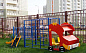 Игровой макет Пожарная машина CКИ 070 для детских площадок 