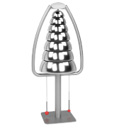 музыкальный инструмент колокольное дерево эко-291005 для детской площадки