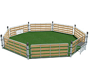 ограждение спортивной площадки эко 391001 для игры в уличный футбол 